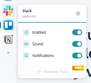 App right-click menu on a Basic account, with the PRO ribbon on 'Developer Tools'